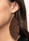 Paparazzi I Want To Fly Earrings Brown - Glitz By Lisa 