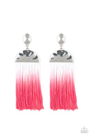 Paparazzi Rope Them In Earrings Pink - Glitz By Lisa 