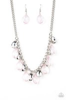 Paparazzi No Tears Left To Cry Necklace Pink