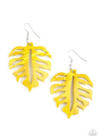 Paparazzi Shake Your PALMS PALMS Earrings Yellow - Glitz By Lisa 