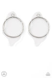 Paparazzi Clear The Way! Earrings White
