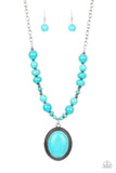 Paparazzi Home Sweet HOMESTEAD Necklace Blue