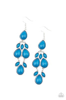 Paparazzi Superstar Social Earrings Blue