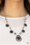 Paparazzi Mayan Magic Necklace Black - Glitz By Lisa 