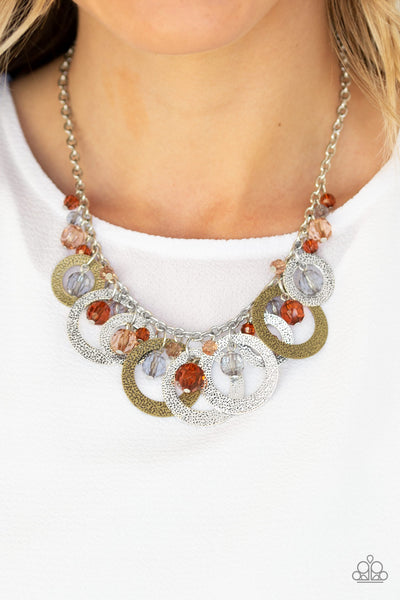 Turn It Up Necklace Multi - Glitz By Lisa 