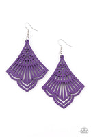 Paparazzi Eastern Escape Earrings Purple