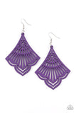 Paparazzi Eastern Escape Earrings Purple