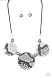 Paparazzi Viper Pit Necklace Black - Glitz By Lisa 