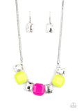 Paparazzi Royal Crest Necklace Yellow - Glitz By Lisa 