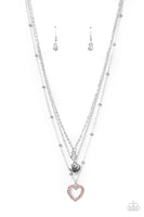 Paparazzi Never Miss a Beat Necklace Pink