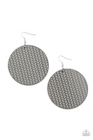 Paparazzi WEAVE Your Mark Earrings Silver - Glitz By Lisa 