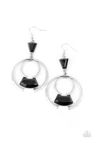 Paparazzi Deco Dancing Earrings Black