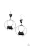 Paparazzi Deco Dancing Earrings Black