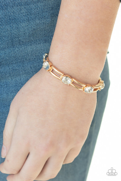 Paparazzi FLASH or Credit? Bracelet Gold - Glitz By Lisa 