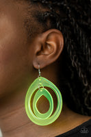 Paparazzi Show Your True NEONS Earrings Yellow - Glitz By Lisa 