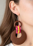 Paparazzi Beach Day Drama Earrings Multi