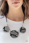 Paparazzi Viper Pit Necklace Black - Glitz By Lisa 