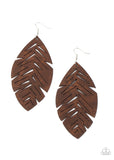 Paparazzi I Want To Fly Earrings Brown - Glitz By Lisa 