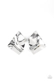 Paparazzi Modern Maverick Earrings Silver