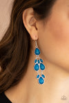 Paparazzi Superstar Social Earrings Blue