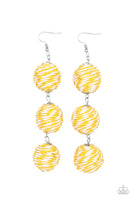 Paparazzi Laguna Lanterns Earrings Yellow