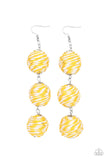 Paparazzi Laguna Lanterns Earrings Yellow