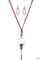 Paparazzi Tranquil Artisan Necklace Red