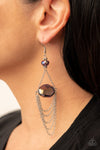 Paparazzi Ethereally Extravagant Earrings Purple