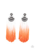 Paparazzi DIP It Up Earrings Orange - Glitz By Lisa 