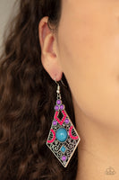 Paparazzi Malibu Meadows Earrings Multi - Glitz By Lisa 