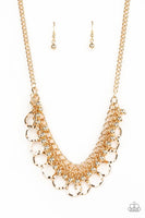 Paparazzi Ring Leader Radiance Necklace Gold - Glitz By Lisa 