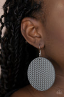 Paparazzi WEAVE Your Mark Earrings Silver - Glitz By Lisa 