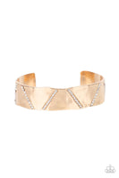 Paparazzi Couture Crusher Bracelet Gold