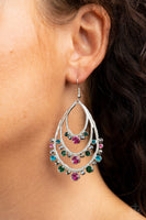 Paparazzi Break Out In TIERS Earrings Multi - Glitz By Lisa 