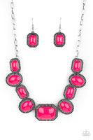 Paparazzi Lets Get Loud Necklace Pink