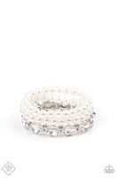 Paparazzi Flawlessly Flattering Bracelet White