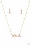 Paparazzi Head Over Heels In Love Necklace Gold