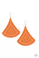 Paparazzi FAN to FAN Earrings Orange