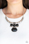 Paparazzi Commander In CHIEFETTE Necklace Black