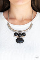 Paparazzi Commander In CHIEFETTE Necklace Black