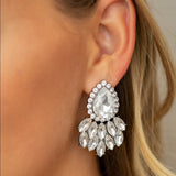 Paparazzi A Breath of Fresh HEIR Earrings Silver - Glitz By Lisa 