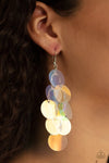 Paparazzi Mermaid Shimmer Earrings Multi