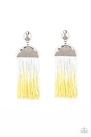 Paparazzi Rope Them In Earrings Yellow - Glitz By Lisa 