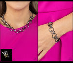 Paparazzi Center of My Universe Necklace Black & The Universe Revolves around Me Bracelet Black