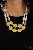 Paparazzi Seacoast Sunset Necklace Yellow